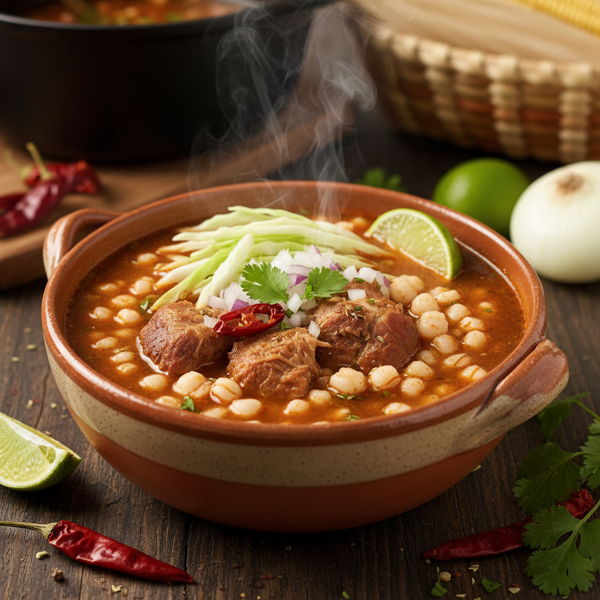 Savory Pork Posole with Hominy recipe