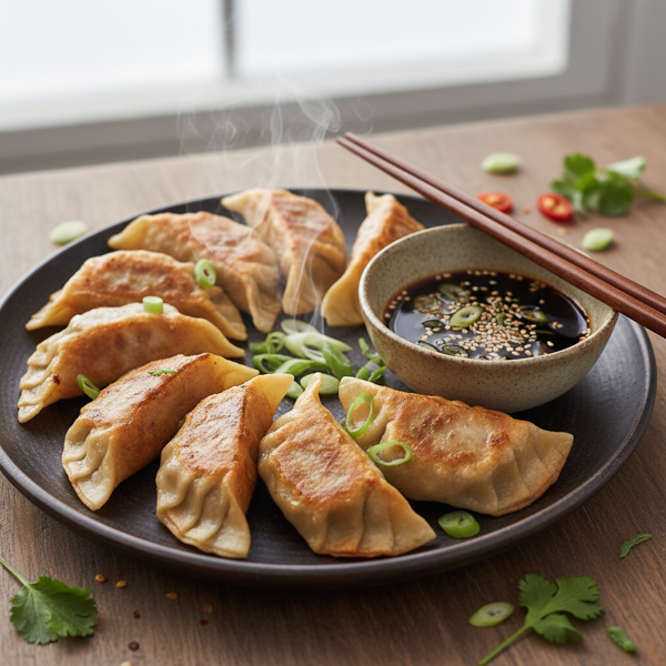 Savory Pork Pot Stickers recipe