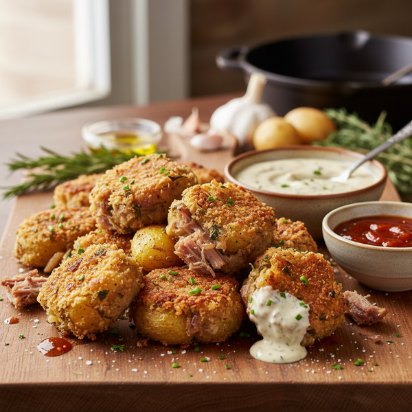 Savory Pork and Potato Bites recipe