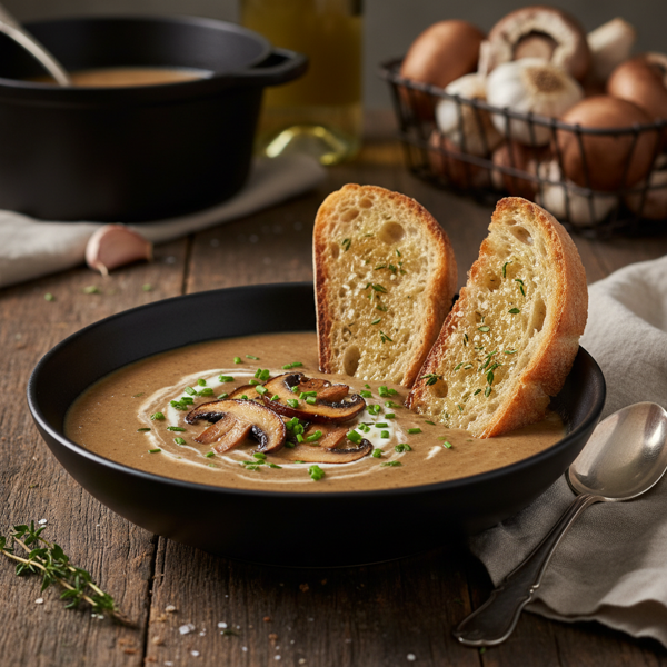 Savory Portabella Mushroom Velouté recipe