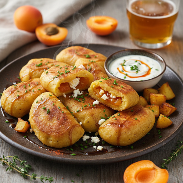 Savory Potato Apricot Delight Dumplings recipe