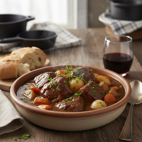 Savory Pressure Cooker Beef Stew recipe