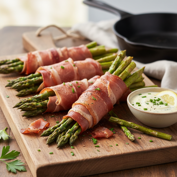 Savory Prosciutto-Wrapped Asparagus Bundles recipe