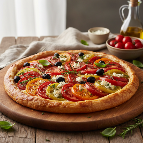 Savory Provencal Tomato Tart recipe