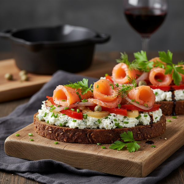 Savory Pumpernickel Delight recipe