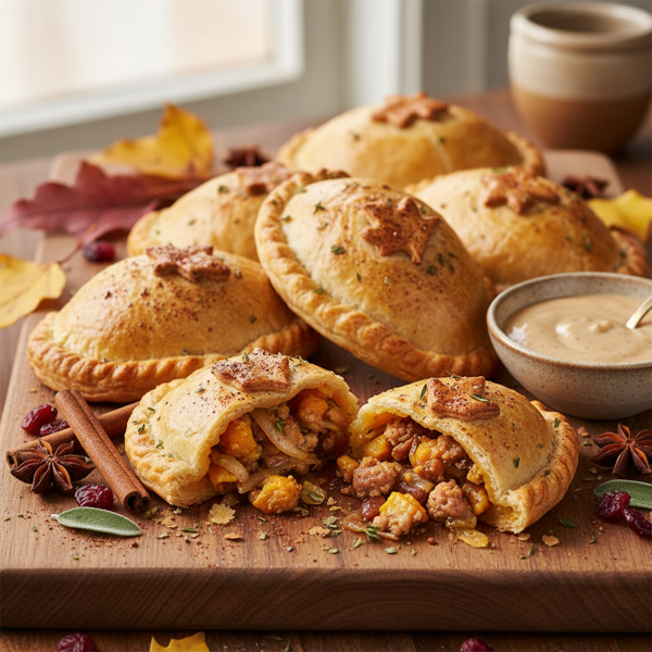 Savory Pumpkin Spice Pasties recipe