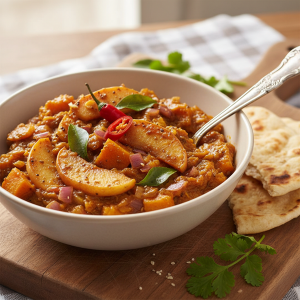 Savory Pumpkin & Apple Chutney recipe