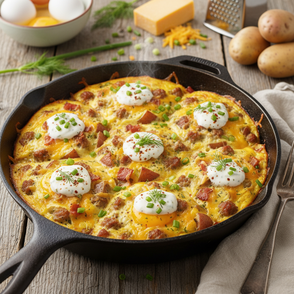 Savory Ranch-Style Breakfast Bakes recipe