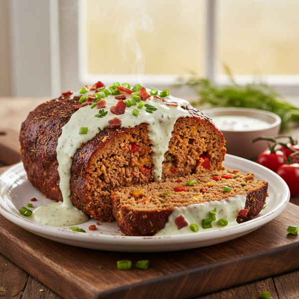 Savory Ranch-Style Meatloaf Delight recipe