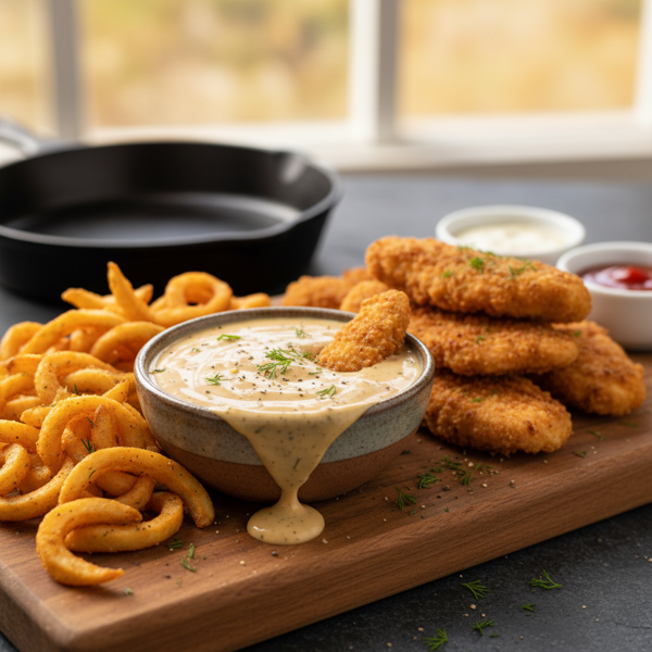 Savory Ranch Mustard Dipping Sauce recipe