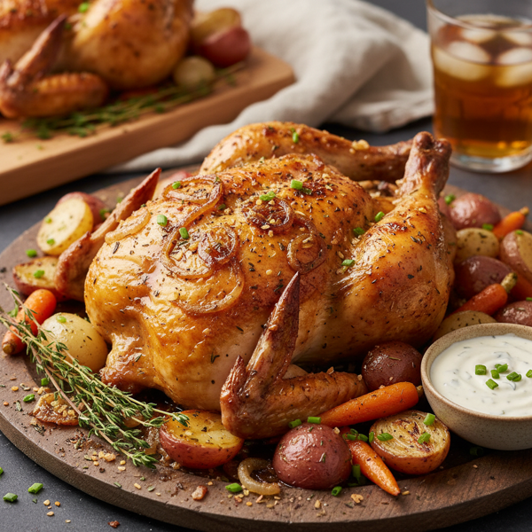 Savory Ranch & Onion Marinated Chicken Delight recipe