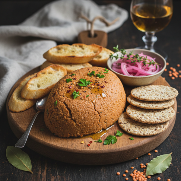 Savory Red Lentil Pâté recipe