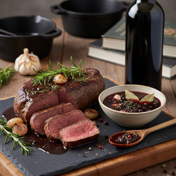 Savory Red Wine Marinade for Beef recipe