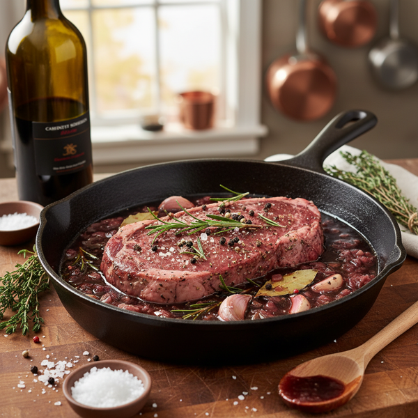 Savory Red Wine Steak Marinade recipe