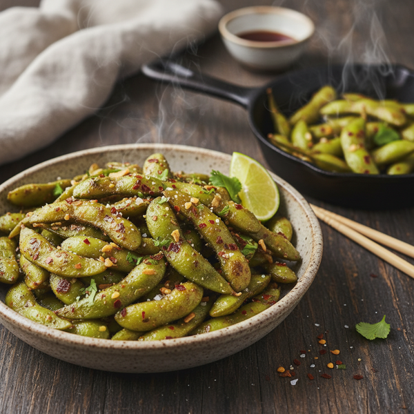Savory Roasted Edamame Delight recipe