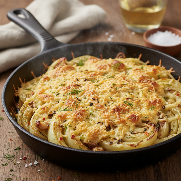 Savory Roasted Fennel with Parmesan Crust recipe