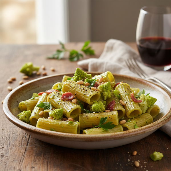 Savory Romanesco Rigatoni Delight recipe