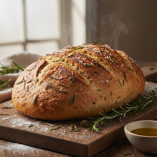 Savory Rosemary Artisan Bread recipe