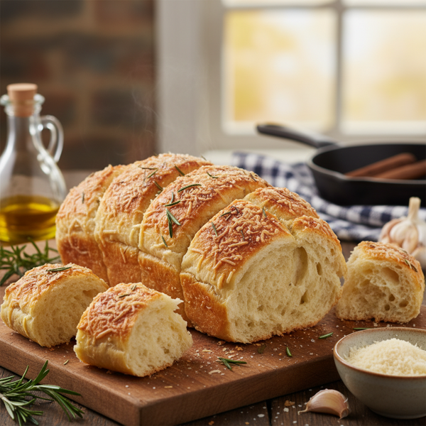 Savory Rosemary Parmesan French Bread Delight recipe