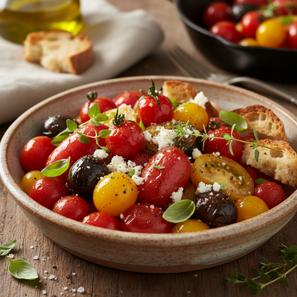 Savory Rustic Tomato Medley recipe