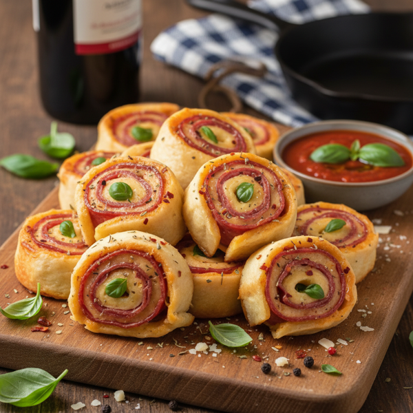 Savory Salami and Cheese Roll-Ups recipe
