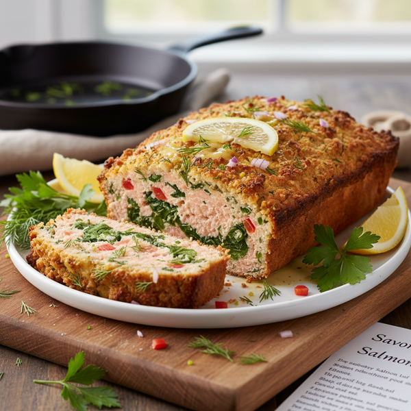 Savory Salmon Loaf Delight recipe
