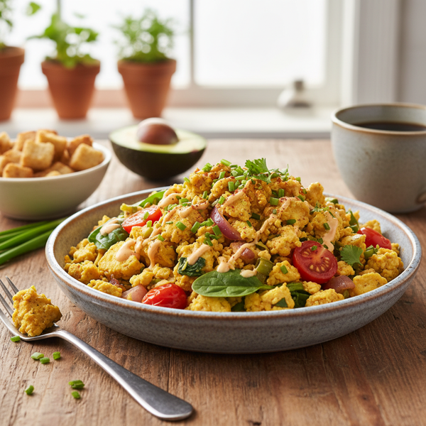 Savory Scrambled Tofu Delight recipe