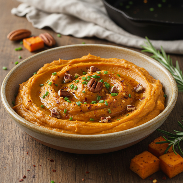 Savory Seasoned Sweet Potato Purée recipe