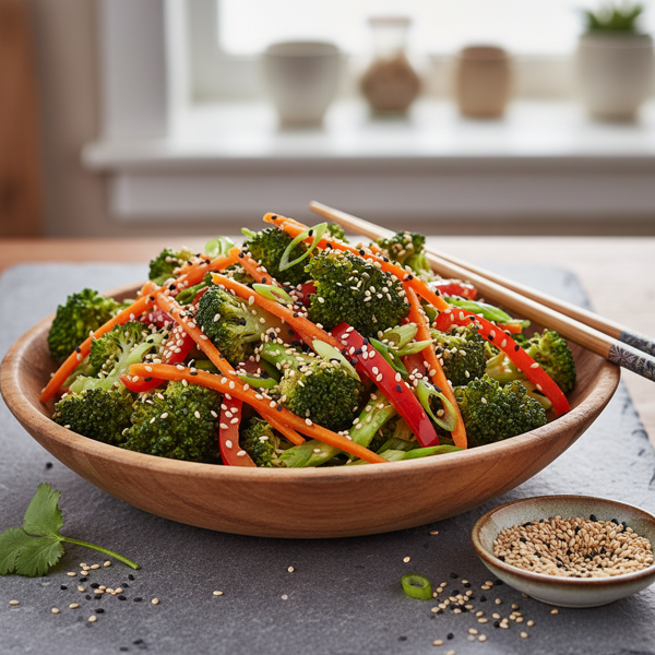 Savory Sesame Broccoli Salad recipe