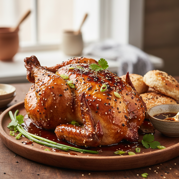 Savory Sesame Chicken Glaze recipe