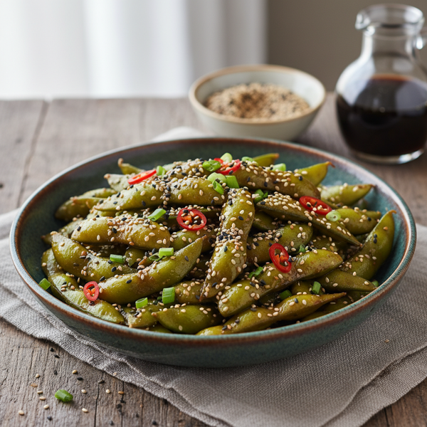 Savory Sesame Edamame Delight recipe