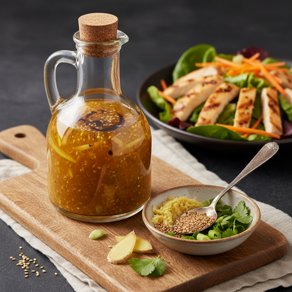 Savory Sesame Ginger Dressing recipe