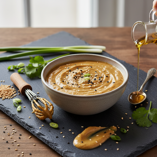 Savory Sesame Mustard Sauce recipe