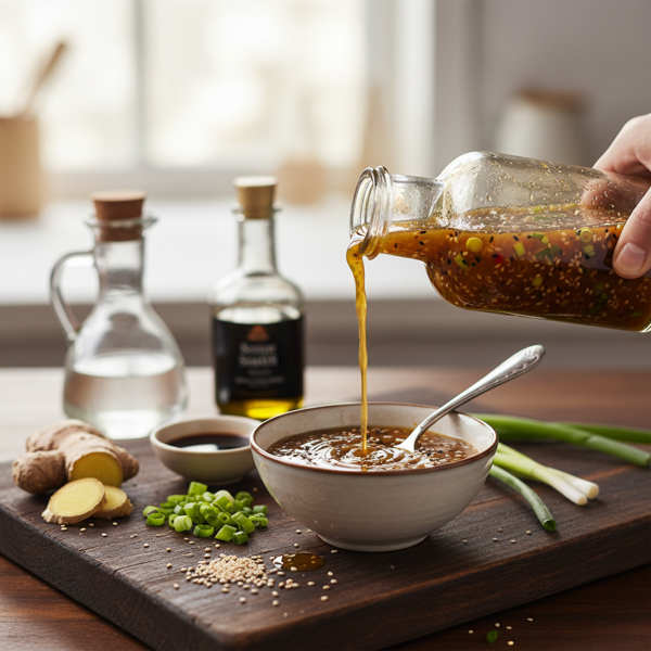 Savory Sesame Seed Vinaigrette recipe