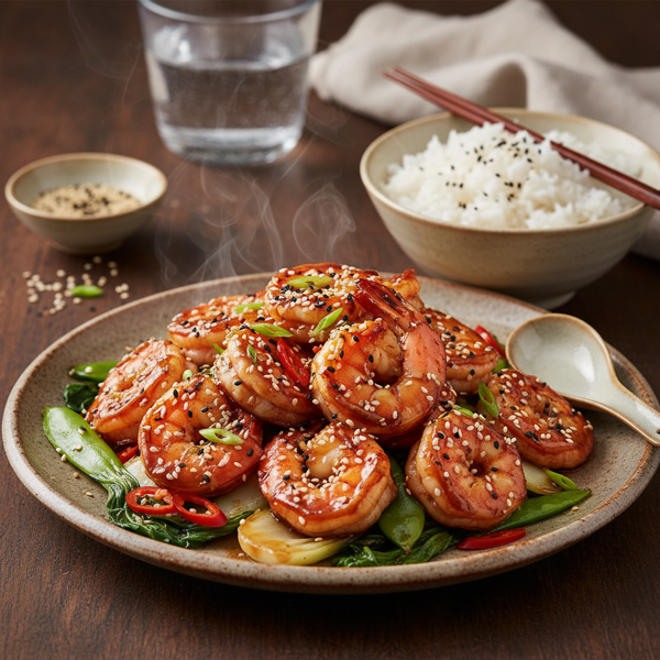 Savory Sesame Shrimp Delight recipe