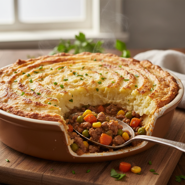 Savory Shepherd's Comfort Pie recipe