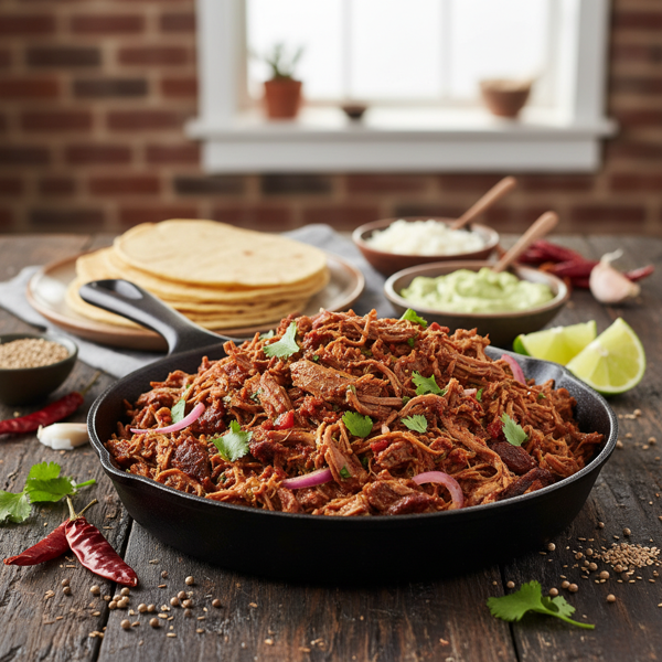 Savory Shredded Beef Taco Filling recipe