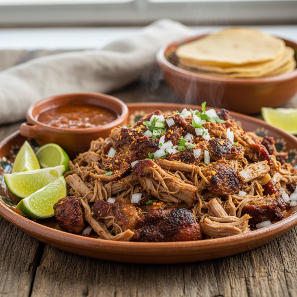Savory Shredded Carnitas Delight recipe