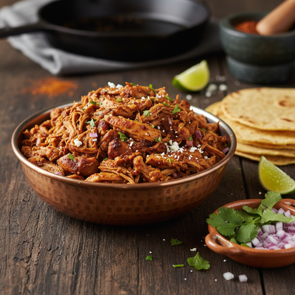 Savory Shredded Chicken Taco Filling recipe