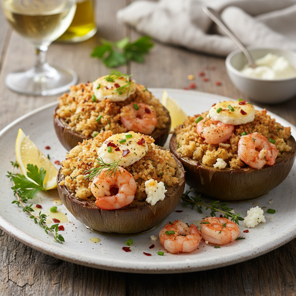 Savory Shrimp-Stuffed Artichokes Delight recipe