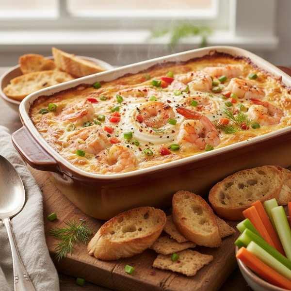 Savory Shrimp & Cream Cheese Delight Dip recipe