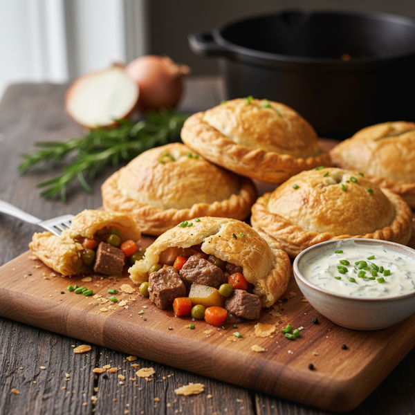 Savory Sirloin Pasties recipe
