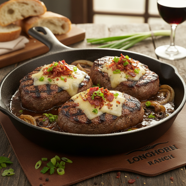 Savory Skillet Steaks à la Longhorn recipe