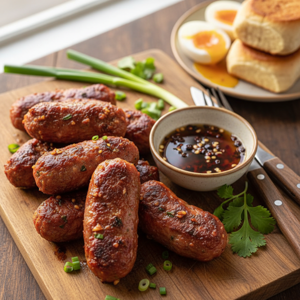 Savory Skinless Longanisa Breakfast Sausages recipe