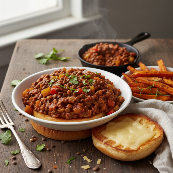 Savory Sloppy Joe Lentil Delight recipe