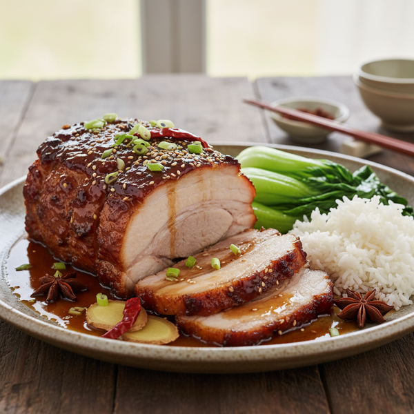 Savory Slow-Cooked Asian Pork Loin recipe