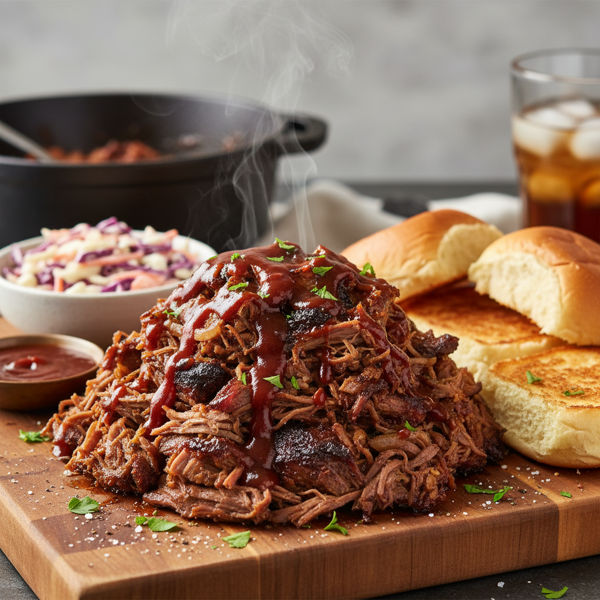 Savory Slow-Cooked BBQ Shredded Beef recipe