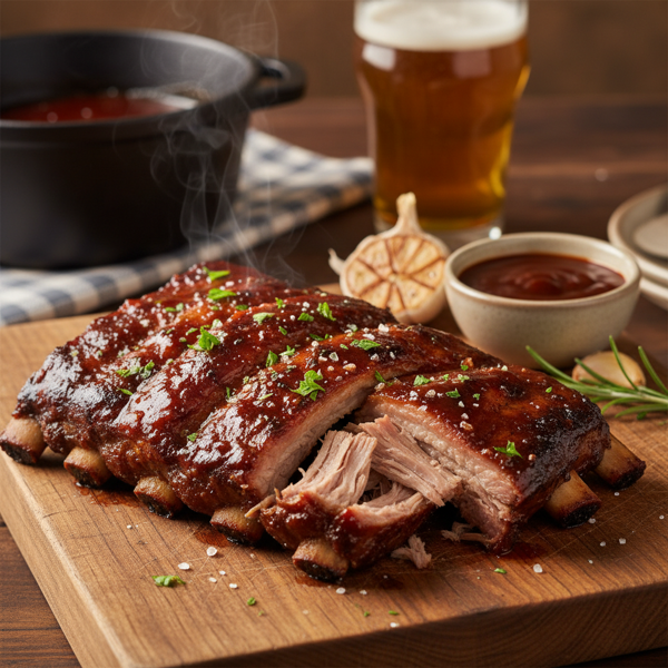 Savory Slow-Cooked Baby Back Ribs recipe