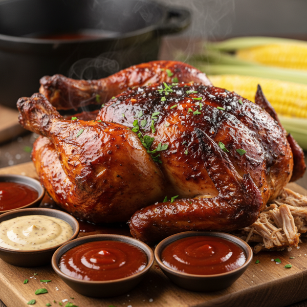 Savory Slow-Cooked Barbecue Chicken recipe