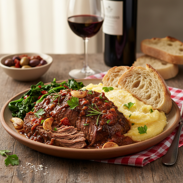 Savory Slow-Cooked Chuck Roast with Italian Flavors recipe